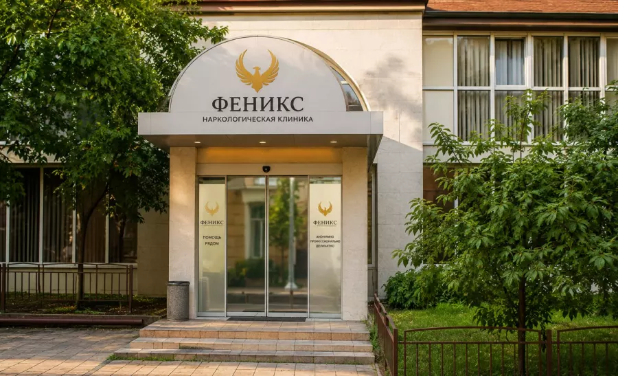 Вход в наркологическую клинику «Феникс» в Уржуме